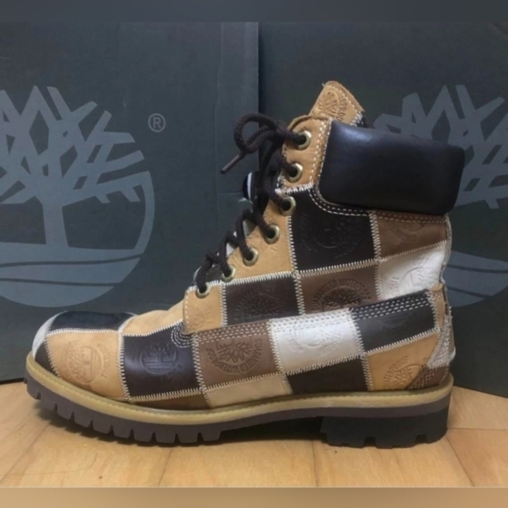 Davoucci Calfskin Leather Jacket & Custom  Timberland Boots Set New  2xL & 12 - Picture 11 of 16